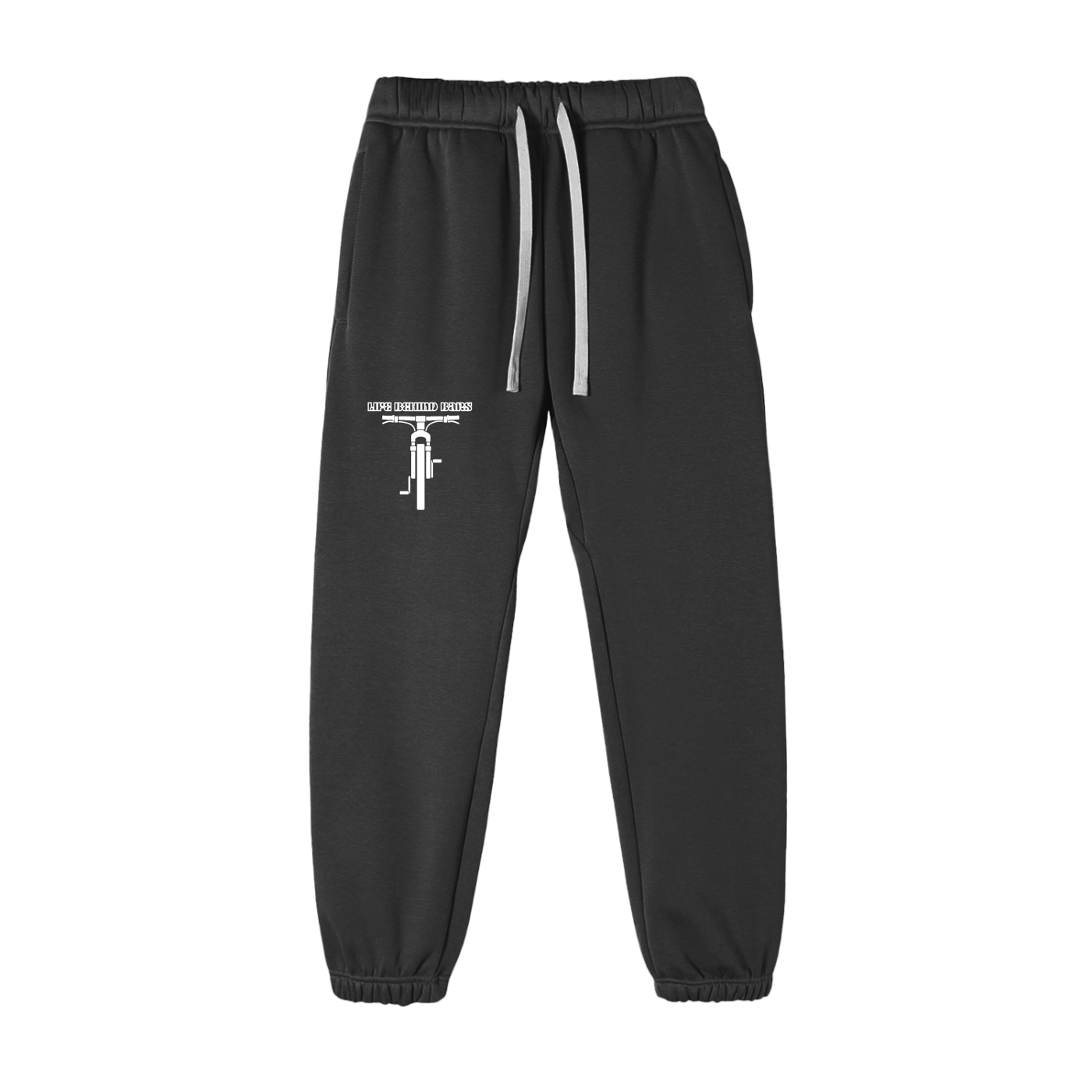 mountain bike,sweatpants