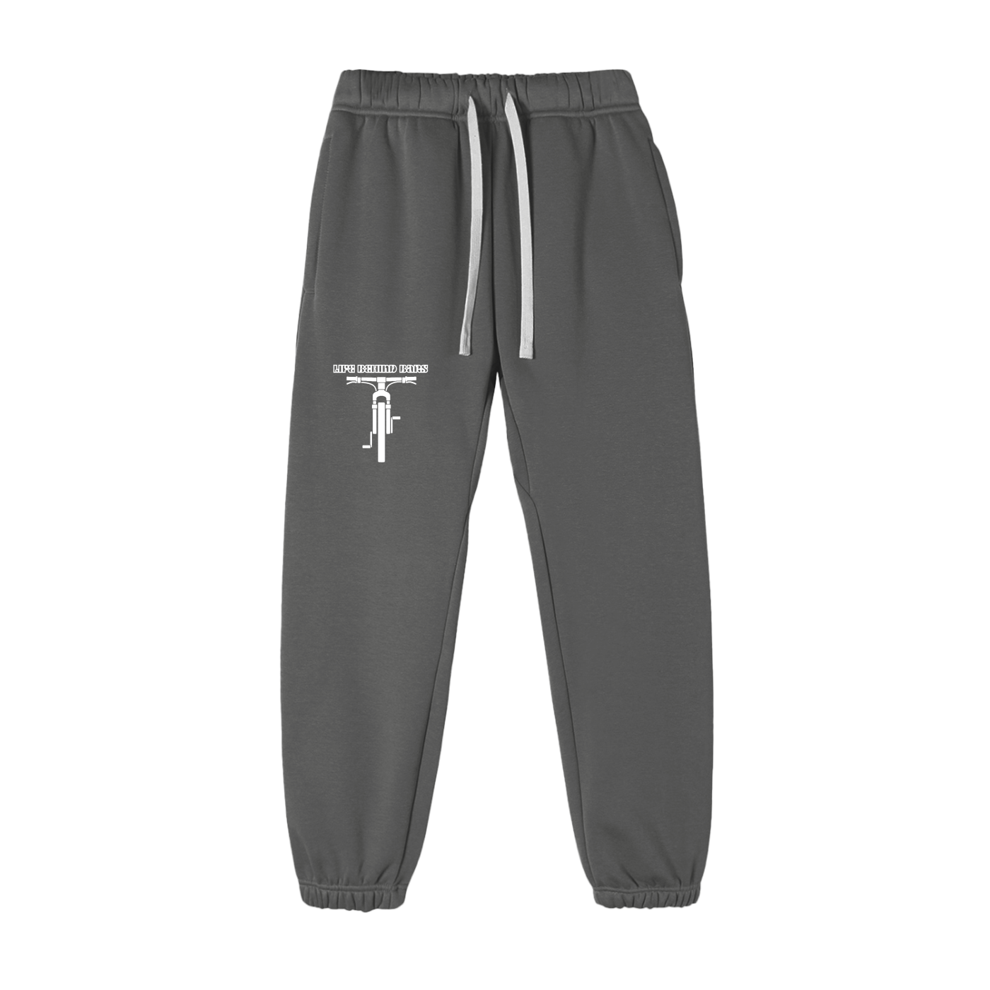 mountain bike,sweatpants