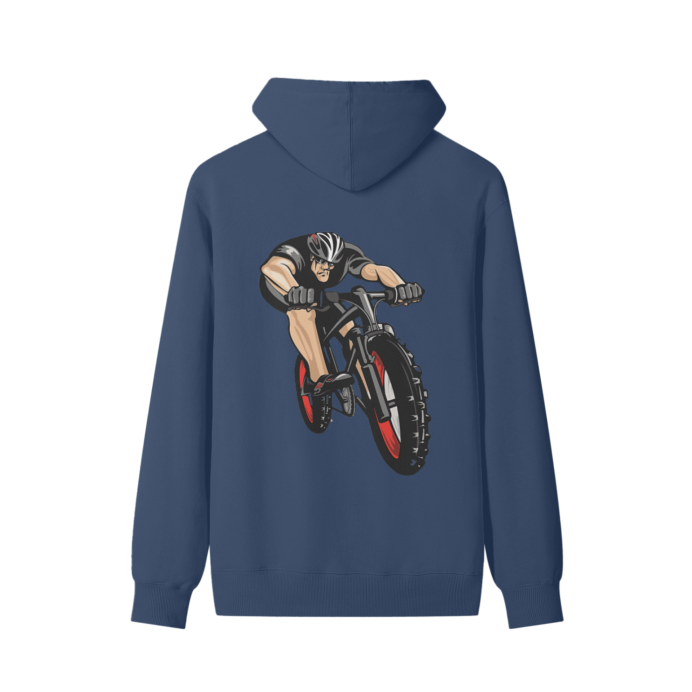 MTB Rider Hoodie – Unisex Loose Fit – 100% Cotton Trail Style