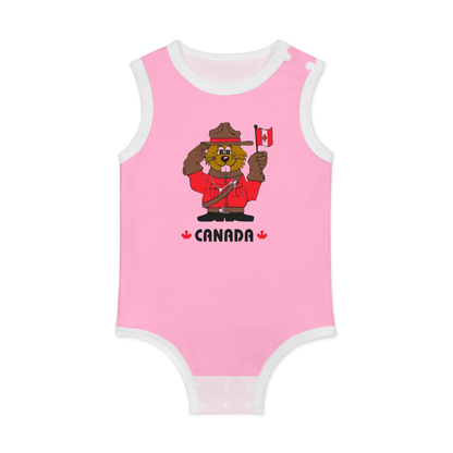 All-Over Print Baby Tank Bodysuit | 100% Cotton