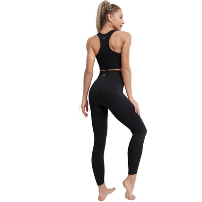 Frētus Black Leggings & Sports Bra