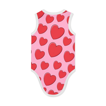 All-Over Print Baby Tank Bodysuit | 100% Cotton