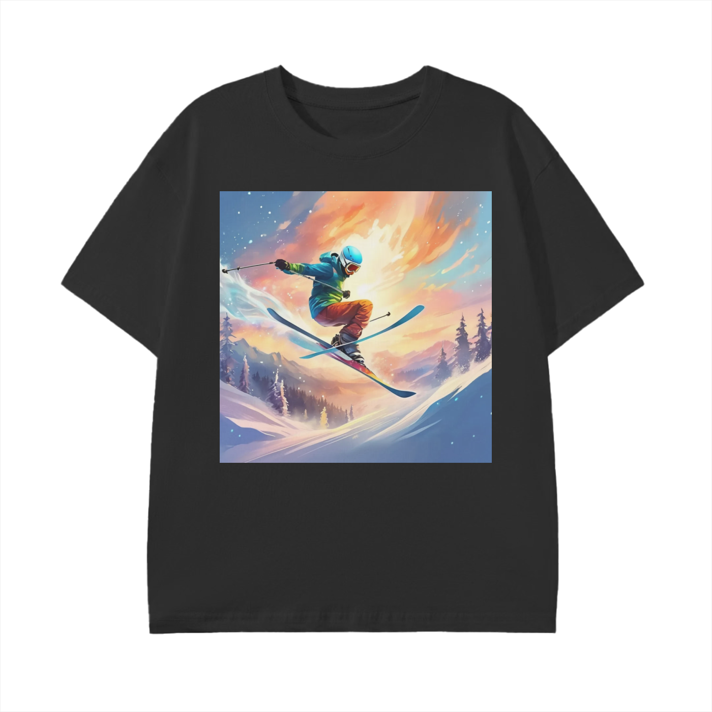 Epic Ski Adventure T-Shirt – Ride the Snow in Style!