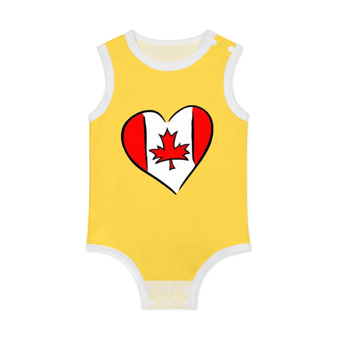 All-Over Print Baby Tank Bodysuit | 100% Cotton