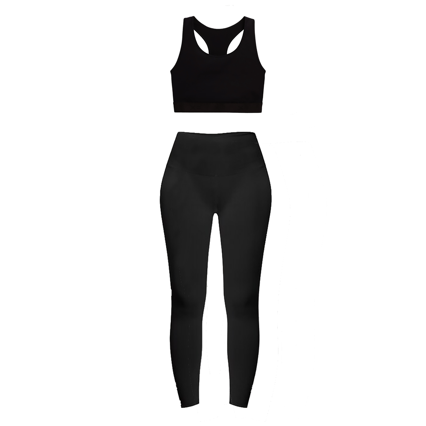 Frētus Black Leggings & Sports Bra