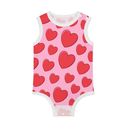 All-Over Print Baby Tank Bodysuit | 100% Cotton