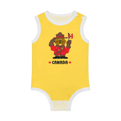 All-Over Print Baby Tank Bodysuit | 100% Cotton