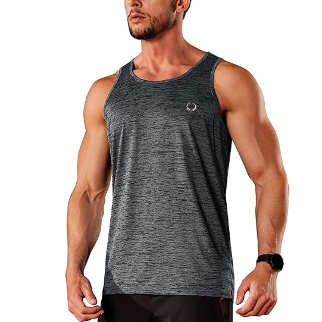 Po3 Shadow Grey Vest Top