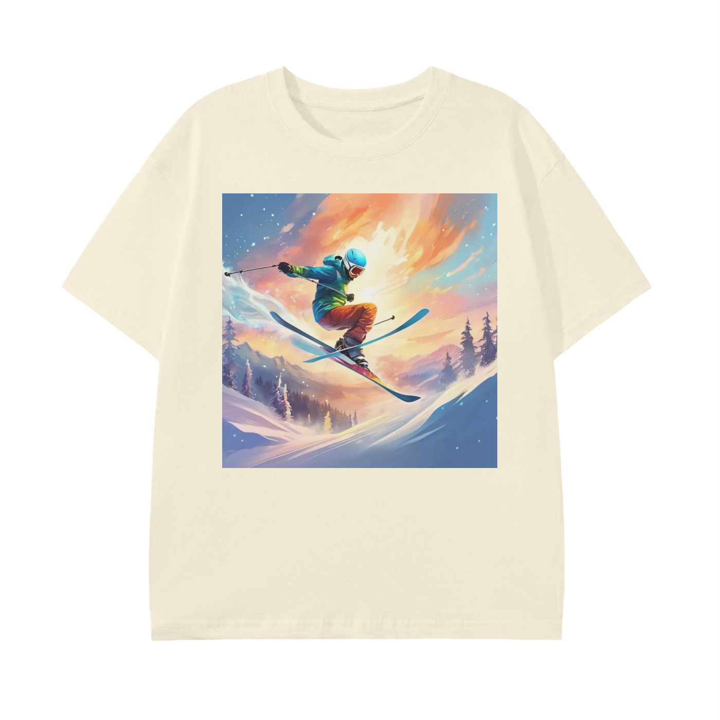 Epic Ski Adventure T-Shirt – Ride the Snow in Style!