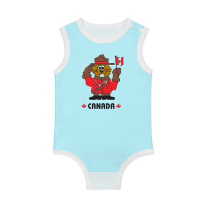 All-Over Print Baby Tank Bodysuit | 100% Cotton