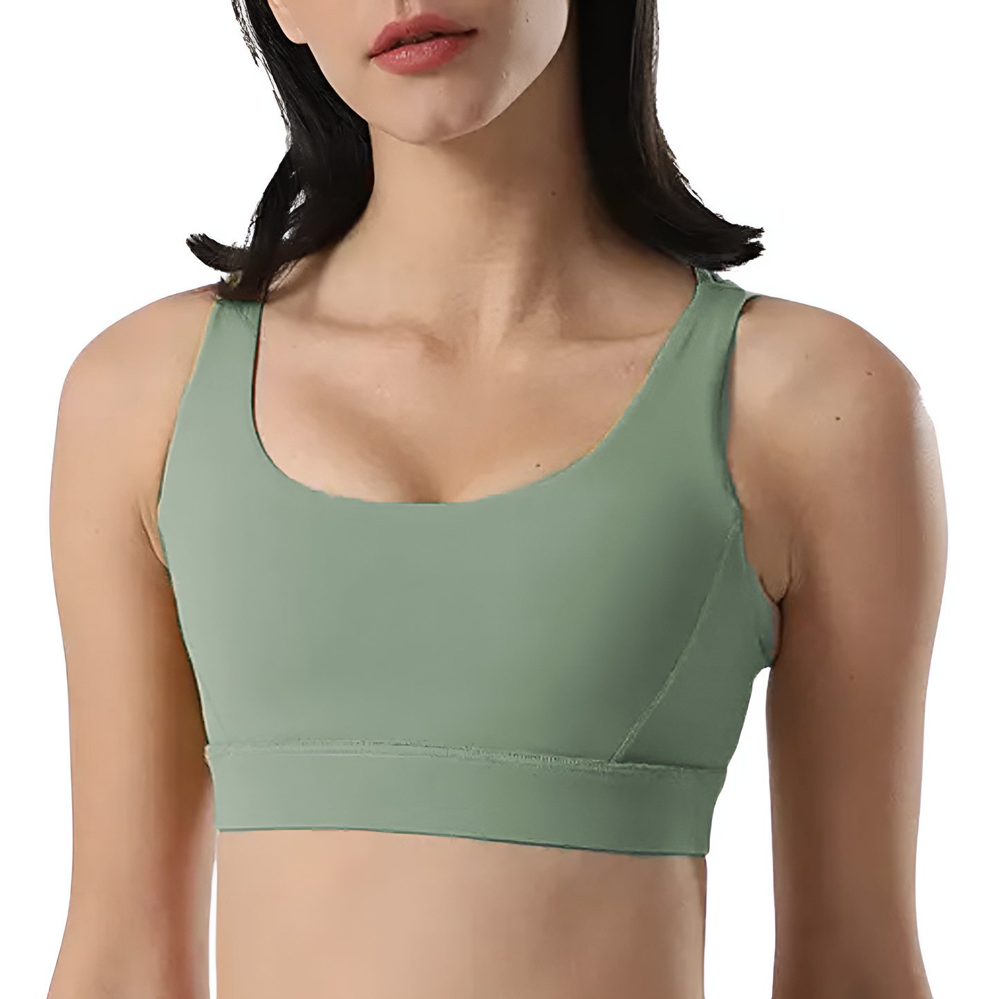 High Impact Agile Green Sports Bra